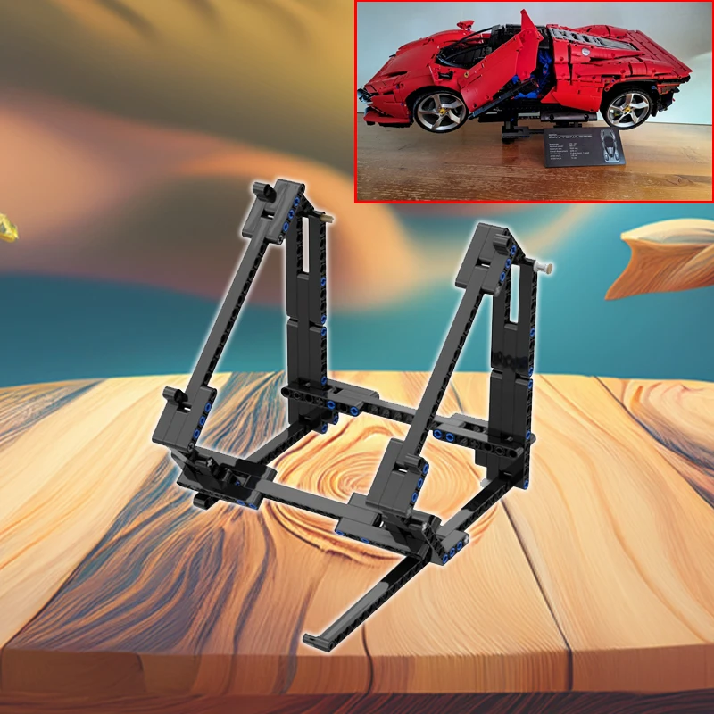 MOC Technical Adjustable Stand for SP3 42143 Building Blocks DIY Creative Expert Racing Car Display Stand Bricks Kids Toy Gift
MOC Technical Adjustable Stand for SP3 42143 Building Blocks DIY Creative Expert Racing Car Display Stand Bricks Kids Toy Gift