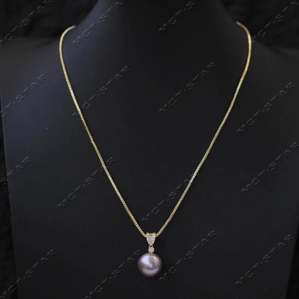 MCT·STAR A+ 13,5 мм лавандовый круглый жемчужный кулон Edison Keshi с цирконием и фианитами, серебро 925 пробы (Z14472)
MCT·STAR A+ 13,5 мм лавандовый круглый жемчужный кулон Edison Keshi с цирконием и фианитами, серебро 925 пробы (Z14472)