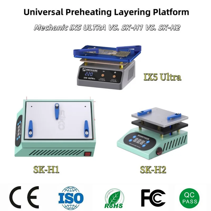 30-260℃ Multifunctional Heating Station 3-Layer Insulation Safe & Stable German Temp Control for Motherboard Desoldering Machine
30-260℃ Multifunctional Heating Station 3-Layer Insulation Safe & Stable German Temp Control for Motherboard Desoldering Machine