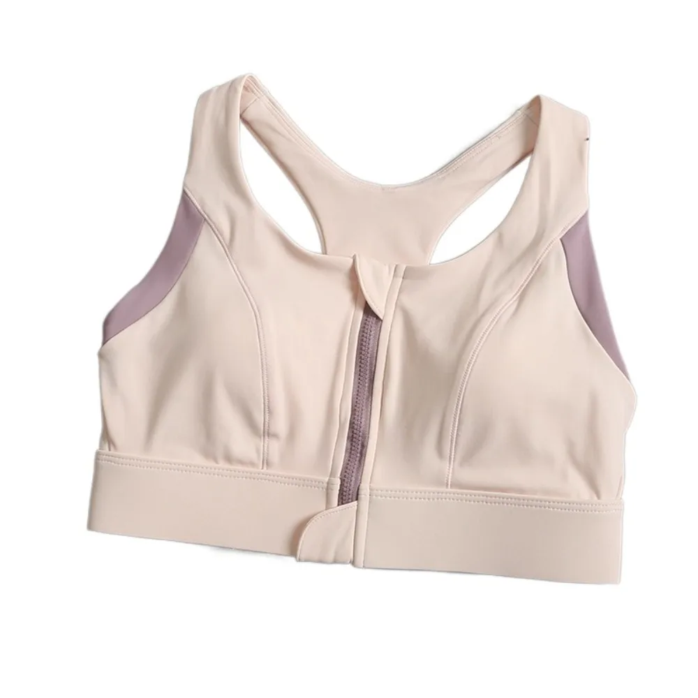 Solid Color Patchwork Front Zipper Sports Bra Anti-sagging Lingerie Underwear for Women Beauty Back Shockproof Seamless Bra Girl
Solid Color Patchwork Front Zipper Sports Bra Anti-sagging Lingerie Underwear for Women Beauty Back Shockproof Seamless Bra Girl