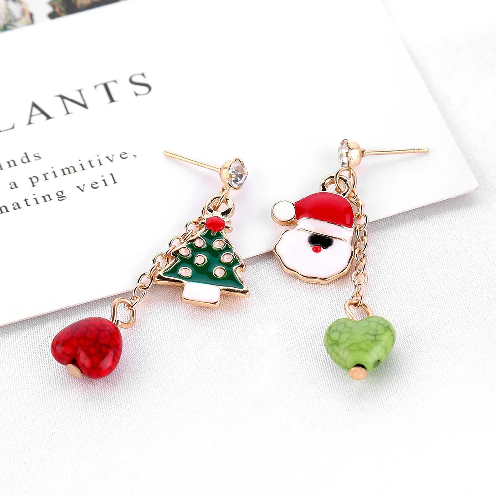 1 pair of Christmas Heart Earrings Multicolor Chandelier Drop Dangle Earrings for Festive Holiday Birthday Party Anniversary Gif
1 pair of Christmas Heart Earrings Multicolor Chandelier Drop Dangle Earrings for Festive Holiday Birthday Party Anniversary Gif