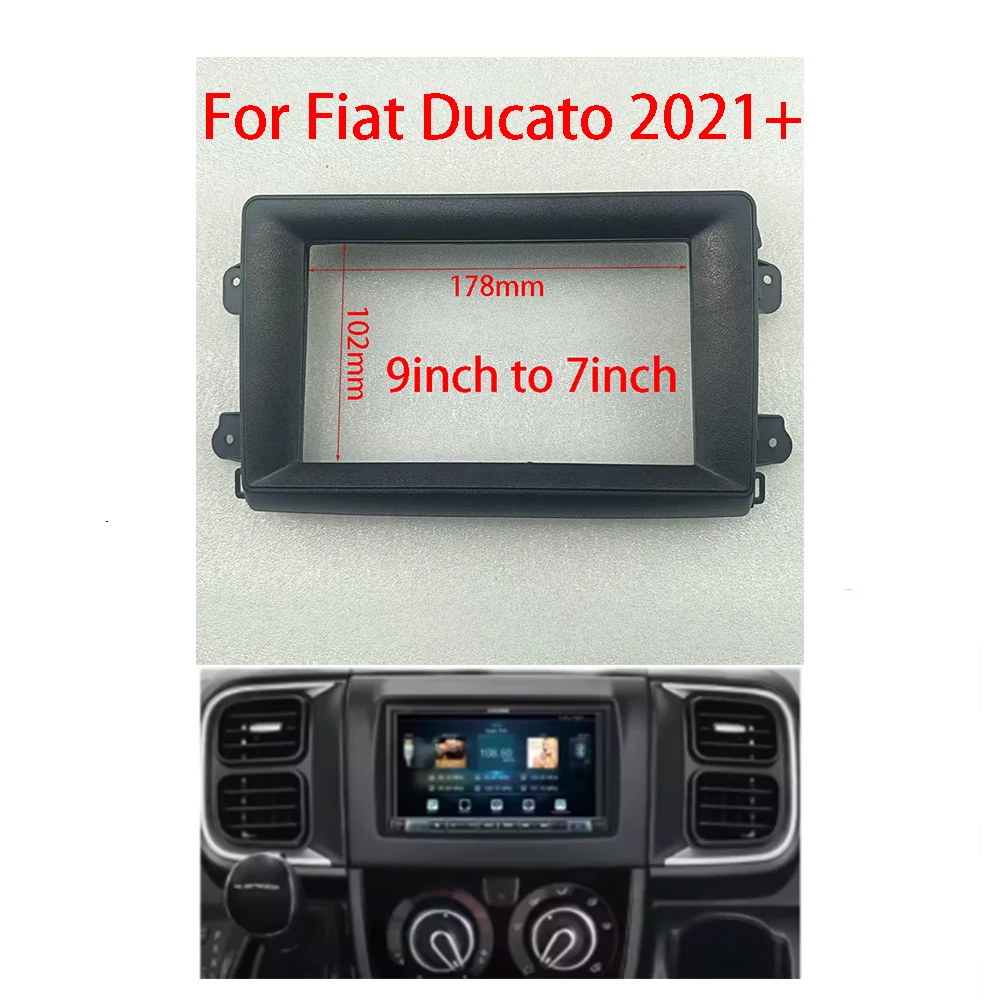 For Fiat Ducato 2021+ (9 Inch) Car Frame Fascia Adapter Canbus Box Android Radio Dash Fitting Panel Kit
For Fiat Ducato 2021+ (9 Inch) Car Frame Fascia Adapter Canbus Box Android Radio Dash Fitting Panel Kit