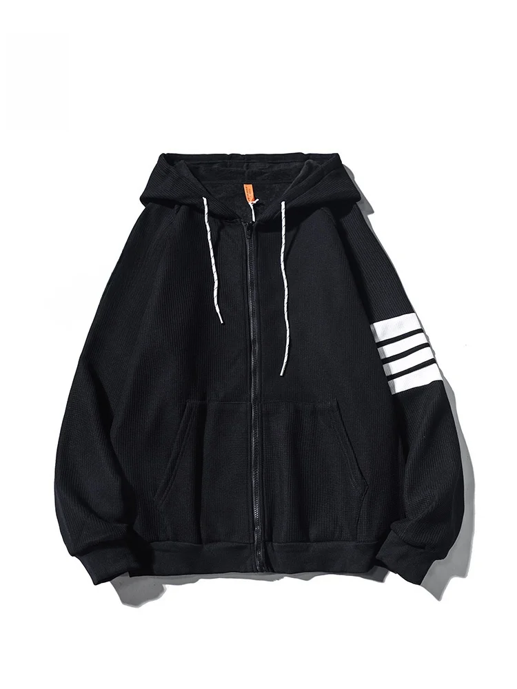 Rampo Trendy Brand Men's Hooded Zipper Cardigan Fce Lined Casual Stripe Jaet Warm Outerwear Spring Season Polyester Cott...
Rampo Trendy Brand Men's Hooded Zipper Cardigan Fce Lined Casual Stripe Jaet Warm Outerwear Spring Season Polyester Cott...