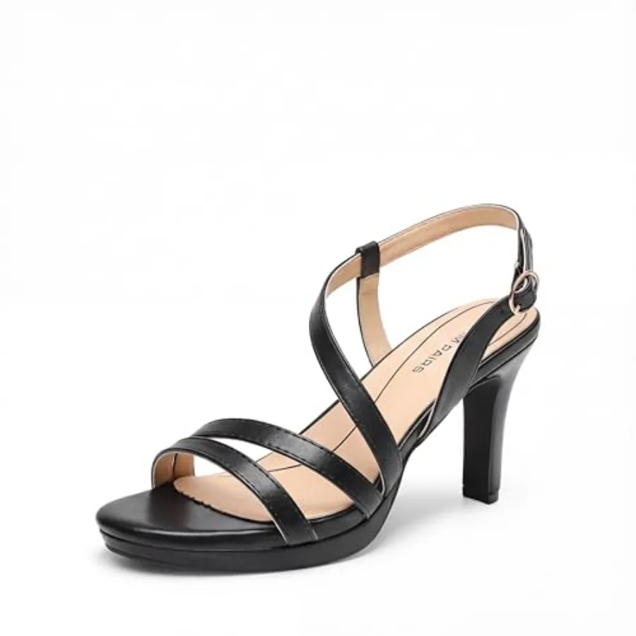 DREAM PAIRS Women's Platform Strappy Heels High Heeled Sandals Open Toe Comfortable Dressy Shoes with Adjustable Ankle Strap
DREAM PAIRS Women's Platform Strappy Heels High Heeled Sandals Open Toe Comfortable Dressy Shoes with Adjustable Ankle Strap