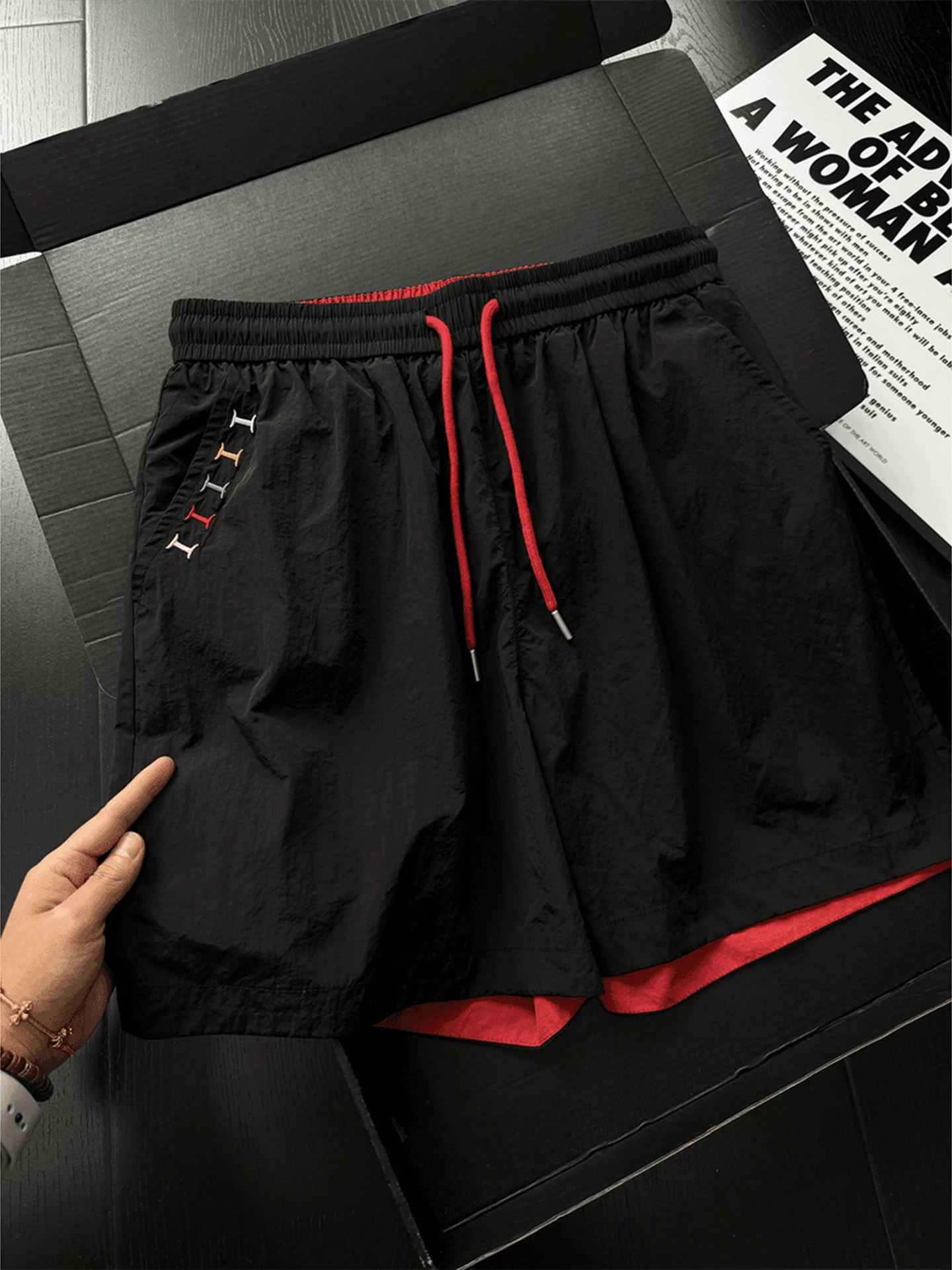 American Color Stitching Ice Silk Short Pants Men's Summer Thin Breathable Quick Dry Outdoor Running Sports Shorts
American Color Stitching Ice Silk Short Pants Men's Summer Thin Breathable Quick Dry Outdoor Running Sports Shorts