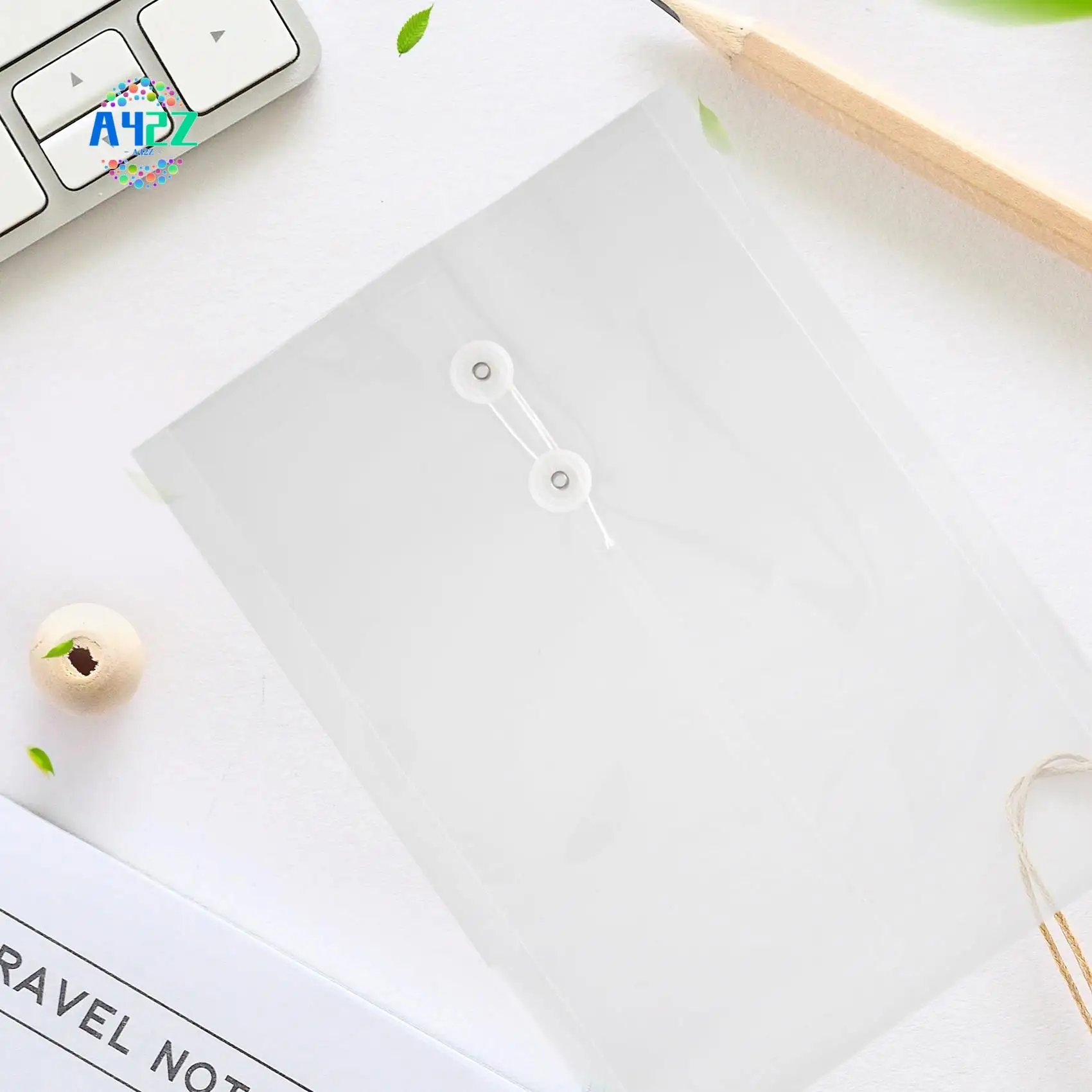A42Z-12 Pack Clear Plastic Envelopes Poly Envelopes Expandable Files Document Folders With Button & String Tie Closure A4
A42Z-12 Pack Clear Plastic Envelopes Poly Envelopes Expandable Files Document Folders With Button & String Tie Closure A4