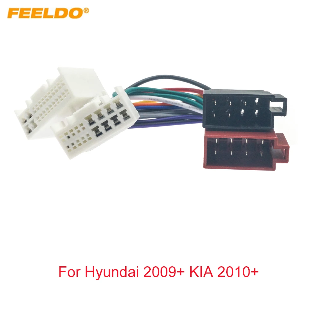 FEELDO Car Audio Stereo ISO Wiring Harness Adapter for Hyundai 2009+ KIA 2010+ Auto Radio ISO Head Units Wire Cable
FEELDO Car Audio Stereo ISO Wiring Harness Adapter for Hyundai 2009+ KIA 2010+ Auto Radio ISO Head Units Wire Cable