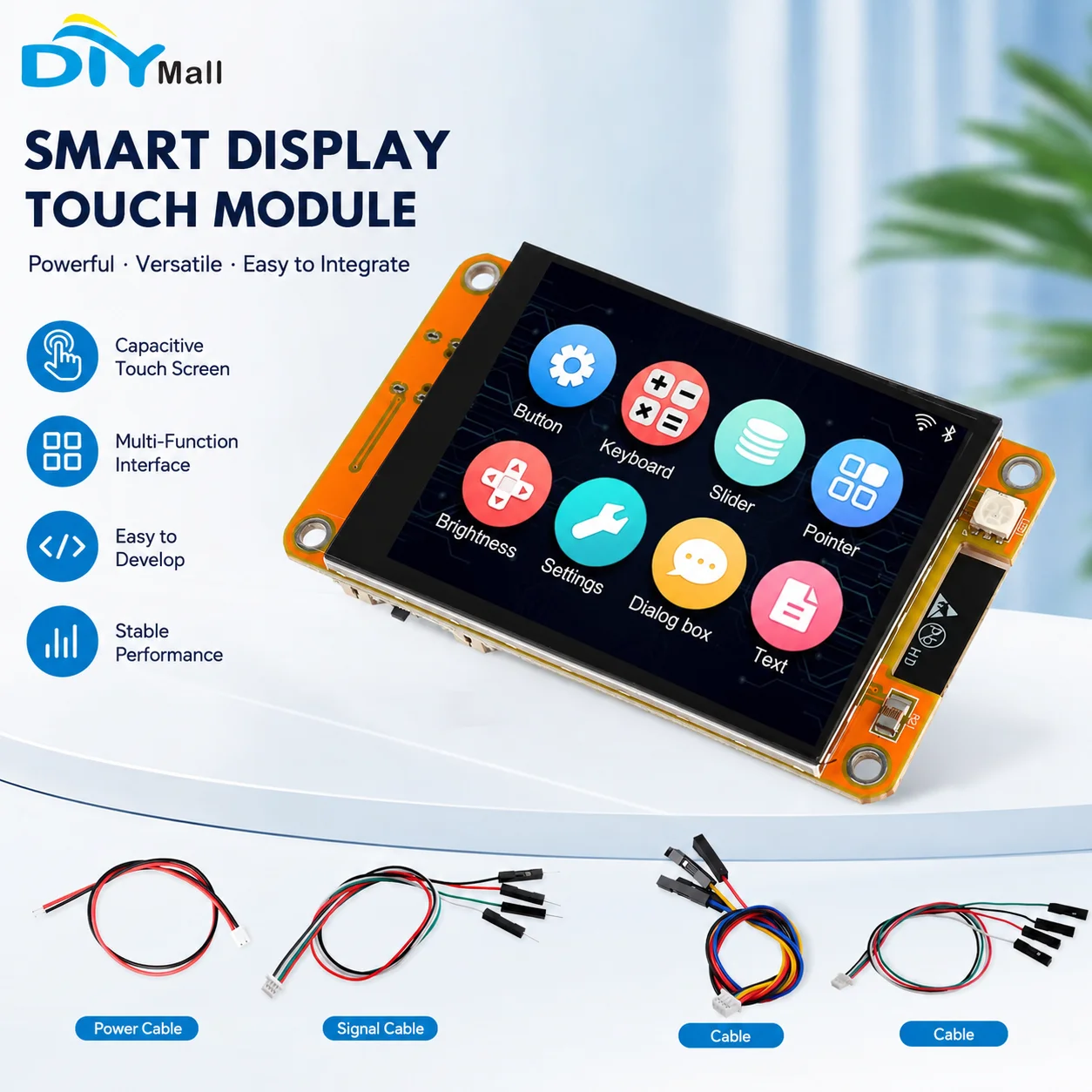 DIYmall 2.8 Inch Capacitive Touch Screen ESP32-32 Development Board TFT LCD Display 240x320 Resolution for Arduino IDE
DIYmall 2.8 Inch Capacitive Touch Screen ESP32-32 Development Board TFT LCD Display 240x320 Resolution for Arduino IDE