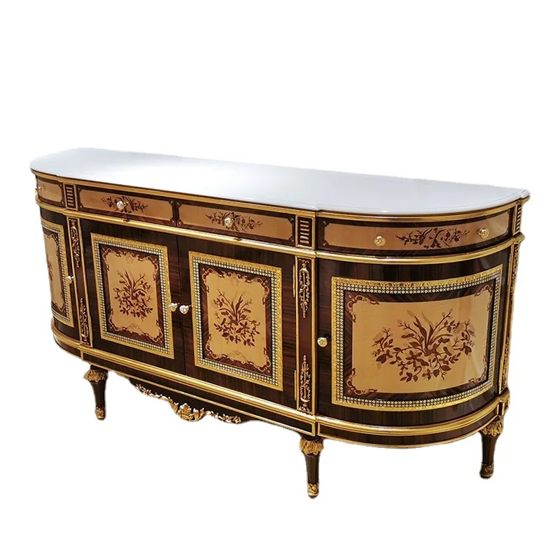 Dining side cabinet French shell inlaid parquet neoclassical foyer cabinet Villa mansion bedroom TV cabinet
Dining side cabinet French shell inlaid parquet neoclassical foyer cabinet Villa mansion bedroom TV cabinet