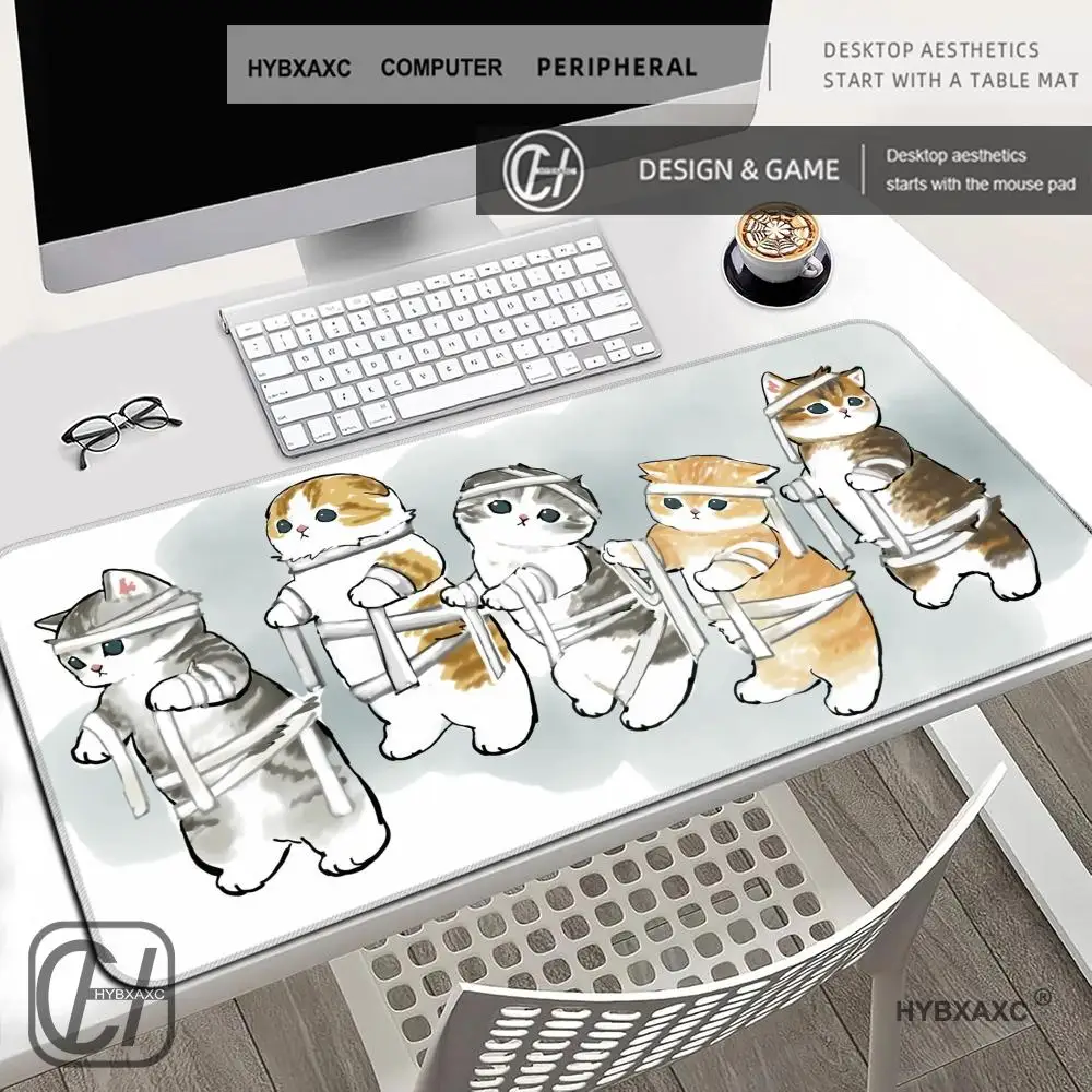 HYBXAXC Cute Bandage Cat Mouse Pad, Large Extended Desk Mat, Non-Slip Rubber Base for Gaming Office Home Decor
HYBXAXC Cute Bandage Cat Mouse Pad, Large Extended Desk Mat, Non-Slip Rubber Base for Gaming Office Home Decor
