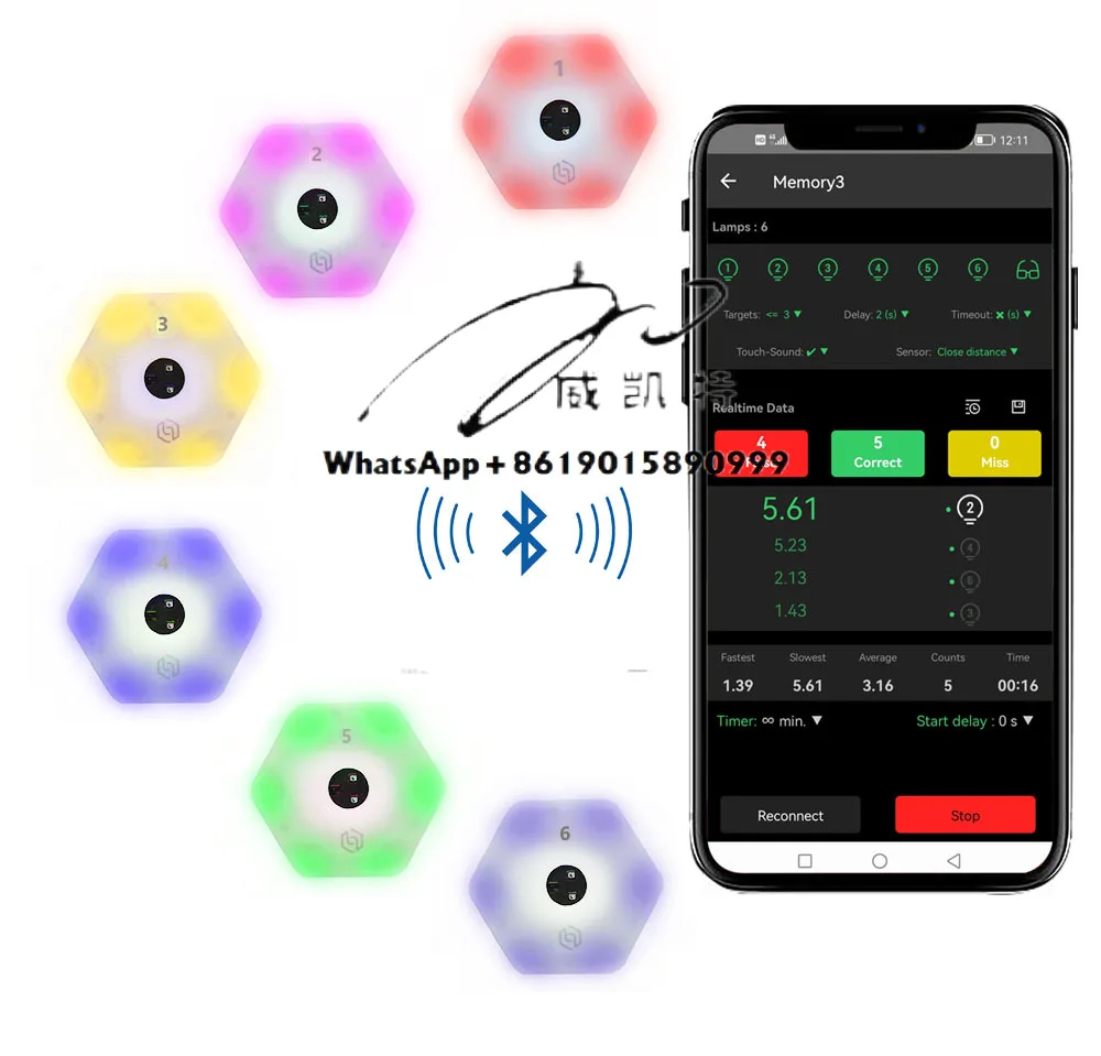 ReactionX Rlt Agile Light Induction Training Equipment for Basketball Football Badminton Tennis Boxing-6 Lights & App Included
ReactionX Rlt Agile Light Induction Training Equipment for Basketball Football Badminton Tennis Boxing-6 Lights & App Included