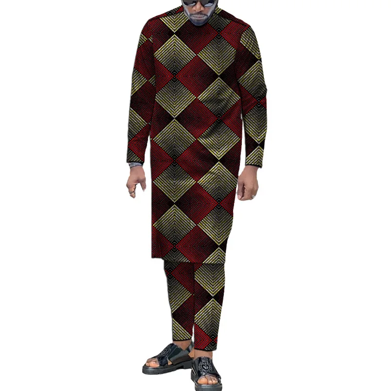 Nigerian Style Men Set Clothing Shirts Patch Trousers Original Disign Male Pant Suits Traditional African Wedding Wear
Nigerian Style Men Set Clothing Shirts Patch Trousers Original Disign Male Pant Suits Traditional African Wedding Wear