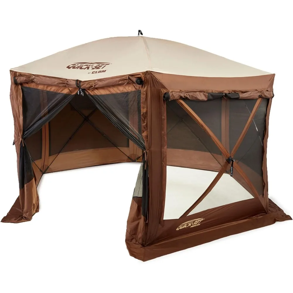 Quick Set Pavilion 12.5 x 12.5 Foot Portable Pop Up Outdoor Camping Gazebo Screen Tent Canopy Shelter and Carry Bag with Tarp C
Quick Set Pavilion 12.5 x 12.5 Foot Portable Pop Up Outdoor Camping Gazebo Screen Tent Canopy Shelter and Carry Bag with Tarp C
