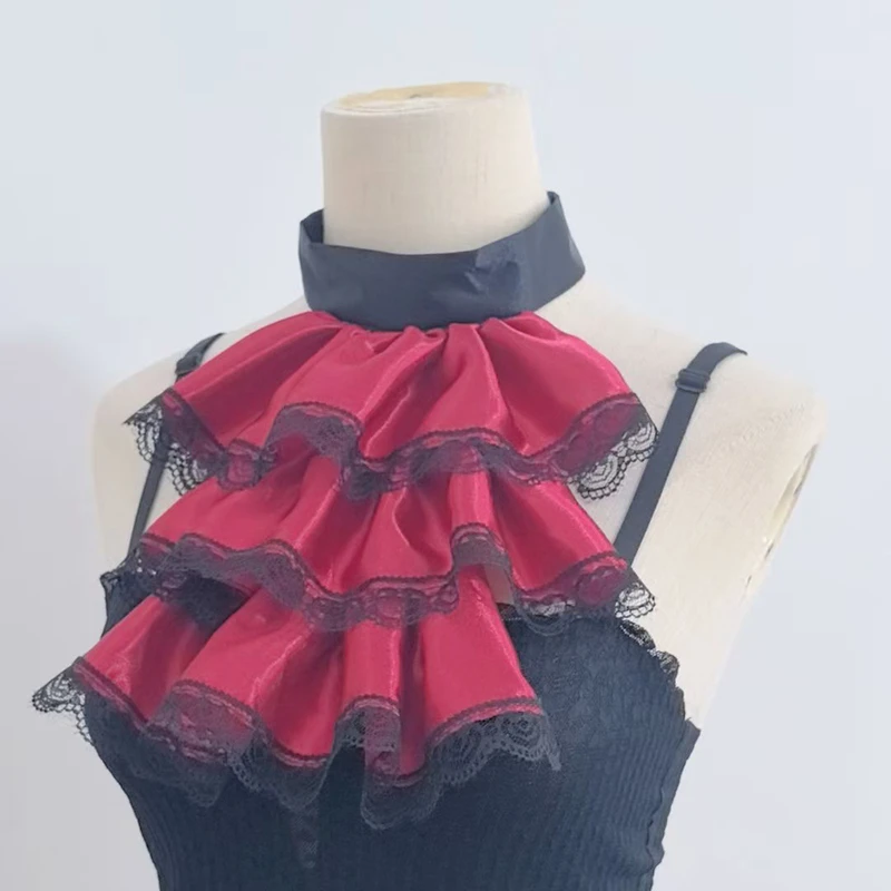 Layered Ruffle Detachable False Collar Tiered Pleated Neckwear Fake Cuffs Set Halloween Party Costume Accessories
Layered Ruffle Detachable False Collar Tiered Pleated Neckwear Fake Cuffs Set Halloween Party Costume Accessories