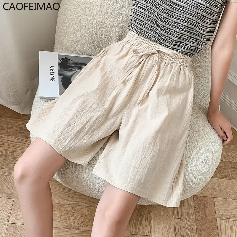 2025 Women Cotton Shorts Summer Casual Solid Cotton Linen Shorts High Waist Loose Shorts for Girls Soft Cool Female
2025 Women Cotton Shorts Summer Casual Solid Cotton Linen Shorts High Waist Loose Shorts for Girls Soft Cool Female