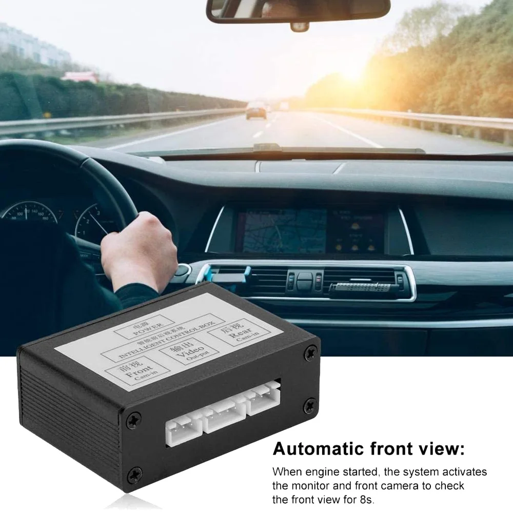 Car Front View Camera Switcher Parking Camera Converter Front Rear View Video Switch Channel Control Box
Car Front View Camera Switcher Parking Camera Converter Front Rear View Video Switch Channel Control Box