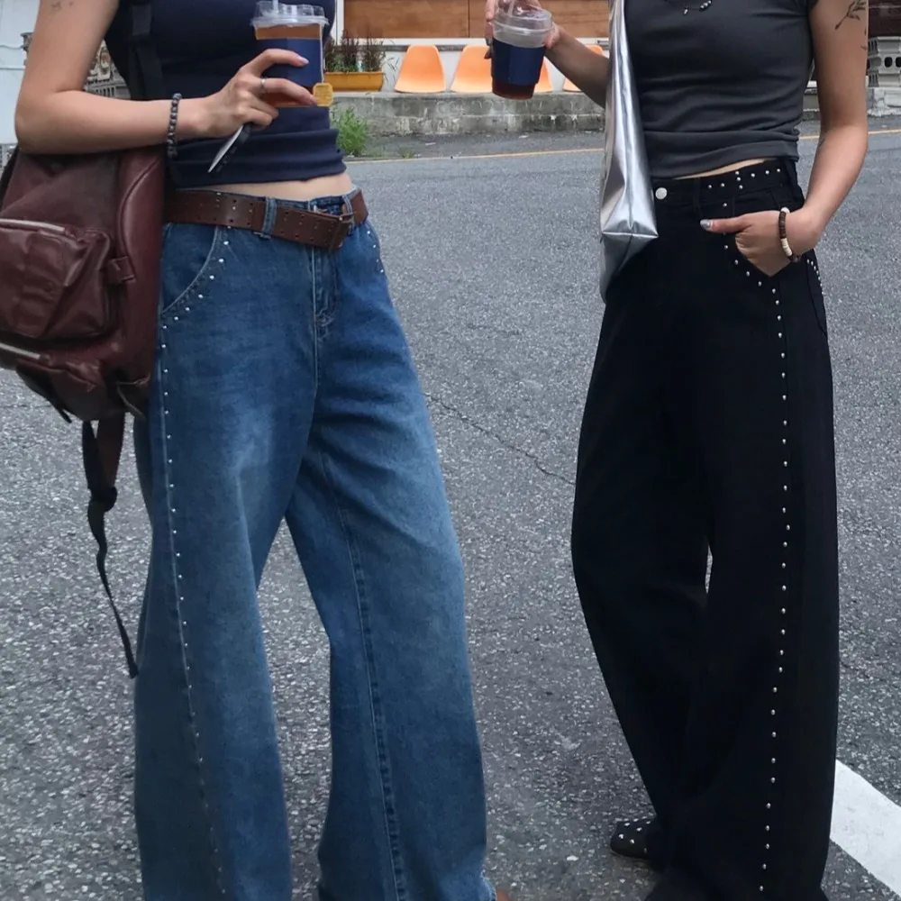 Comfortable Faionable New Metal Studs Monkey Decoration Jeans High Waist Long Pants Cotton Denim Adult Women's Premium Quali
Comfortable Faionable New Metal Studs Monkey Decoration Jeans High Waist Long Pants Cotton Denim Adult Women's Premium Quali