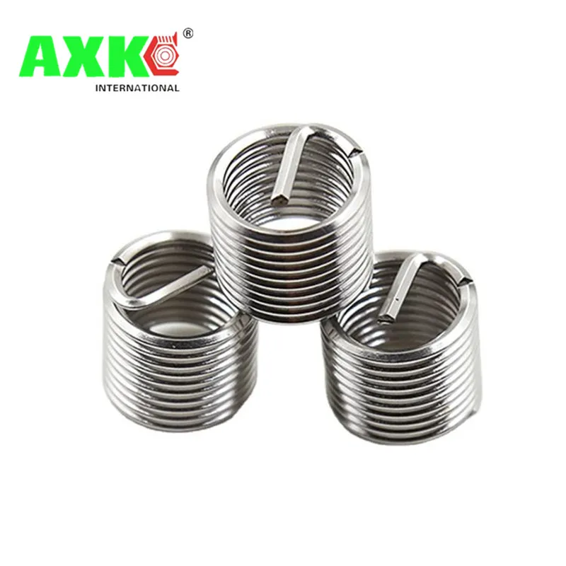 AXK 100 шт. M2,5*0,45*1D вставка с проволочной резьбой, винтовая втулка M2,5, ремонт резьбы с проволочной втулкой из нержавеющей стали
AXK 100 шт. M2,5*0,45*1D вставка с проволочной резьбой, винтовая втулка M2,5, ремонт резьбы с проволочной втулкой из нержавеющей стали