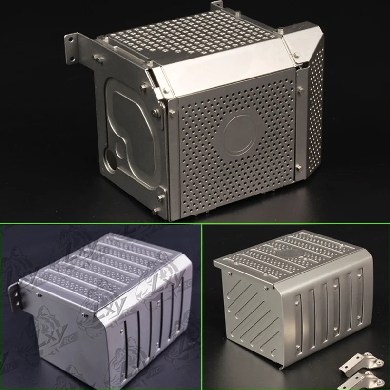 Metal Simulation Exhaust Box for 1/14 Tamiya RC Truck SCANIA 770S R620 VOLVO BENZ Arocs MAN TGX Car Accessories
Metal Simulation Exhaust Box for 1/14 Tamiya RC Truck SCANIA 770S R620 VOLVO BENZ Arocs MAN TGX Car Accessories