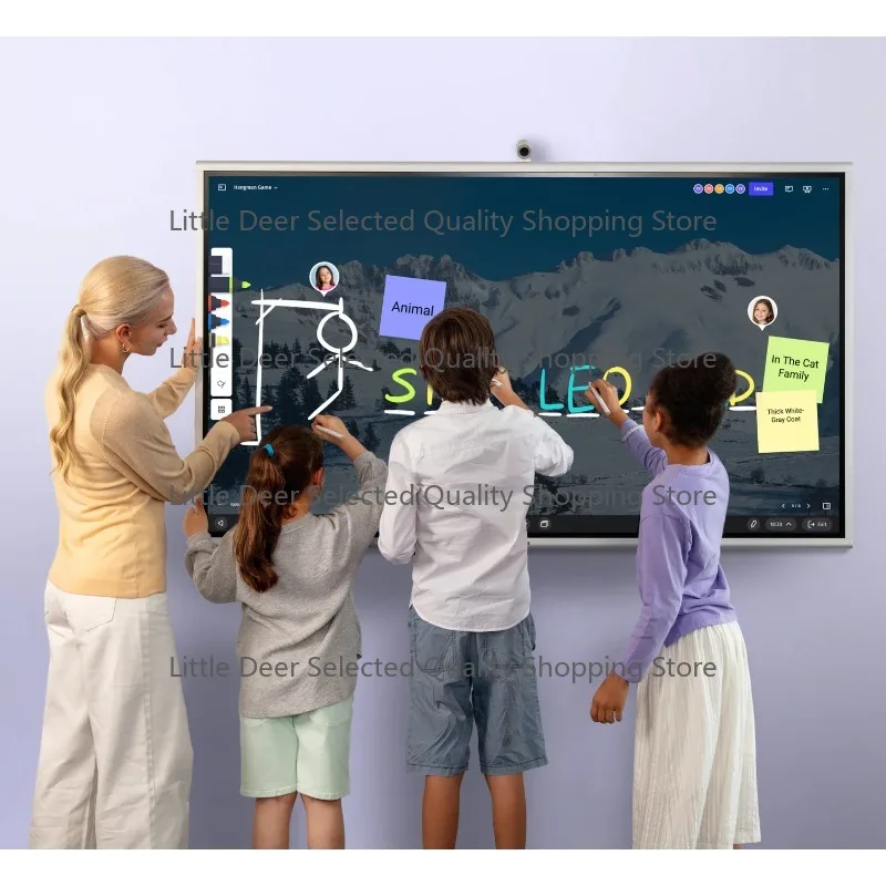 75 Incht Board Interactive Whiteboard 4k Electronic LCD Touch TV Classroom