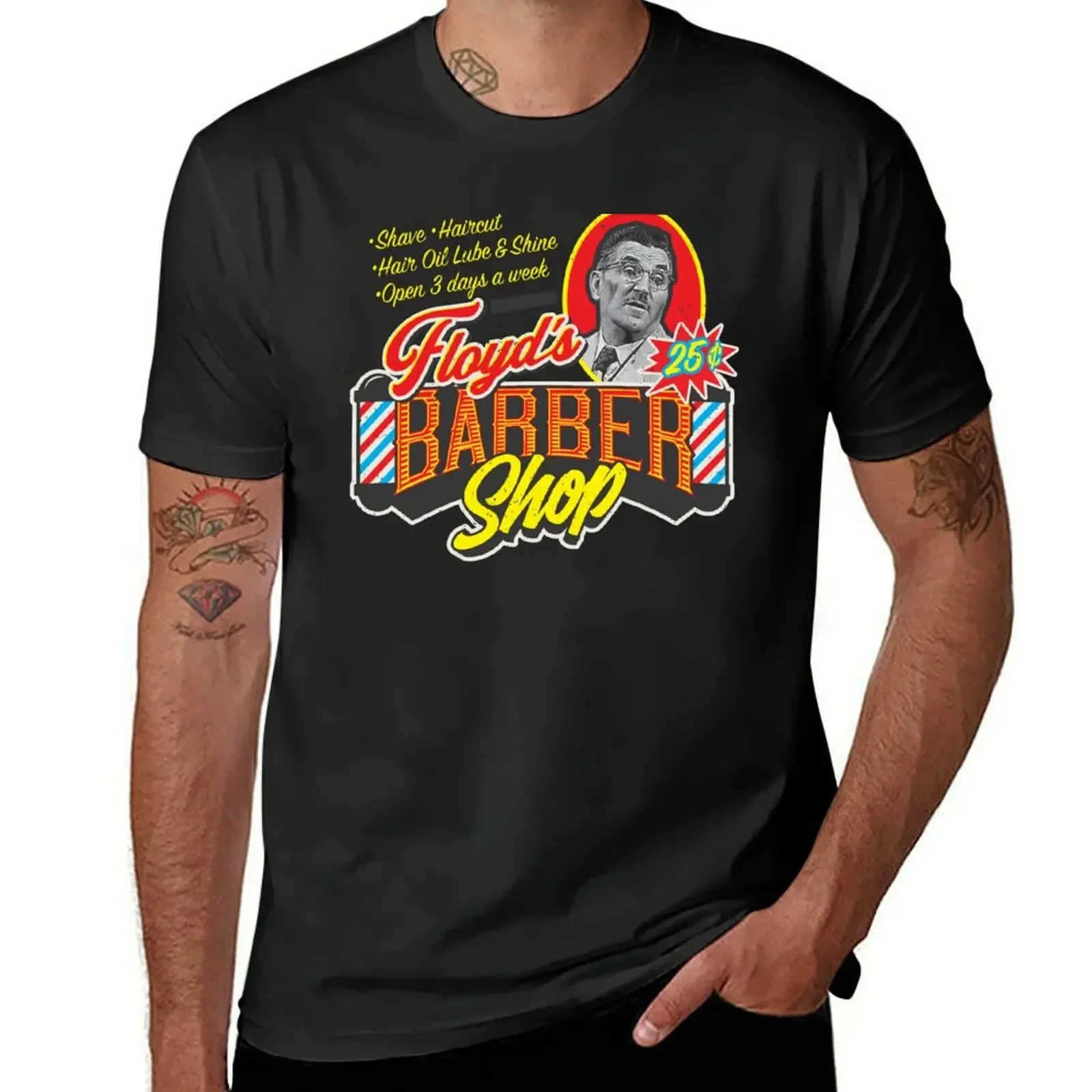 Футболка Floyd's Barbershop, винтажная одежда, летние топы, мужская одежда в стиле аниме
Футболка Floyd's Barbershop, винтажная одежда, летние топы, мужская одежда в стиле аниме