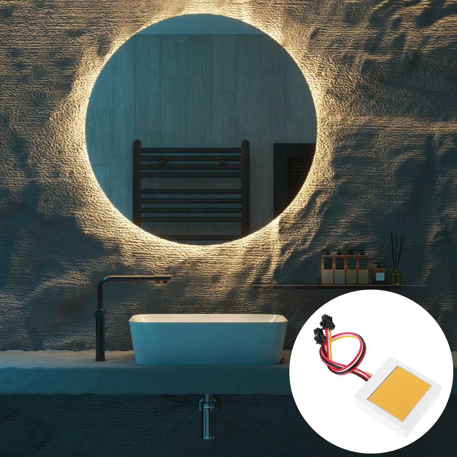 Square Single Touch LED Switch Intelligent Touch Sensor Makeup Mirror Control Easy Installation Light Dimmer Vanity Bathroom
Square Single Touch LED Switch Intelligent Touch Sensor Makeup Mirror Control Easy Installation Light Dimmer Vanity Bathroom