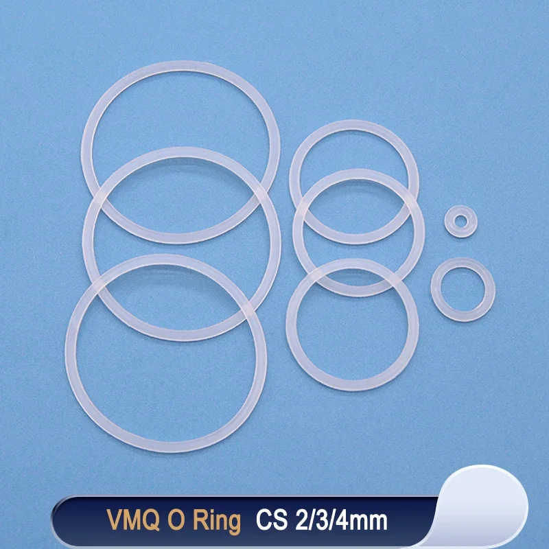 10pcs VMQ O Ring Gasket Thickness 2/3/4mm White Waterproof Washer Round O Shape Silicone Ring Food Grade
10pcs VMQ O Ring Gasket Thickness 2/3/4mm White Waterproof Washer Round O Shape Silicone Ring Food Grade