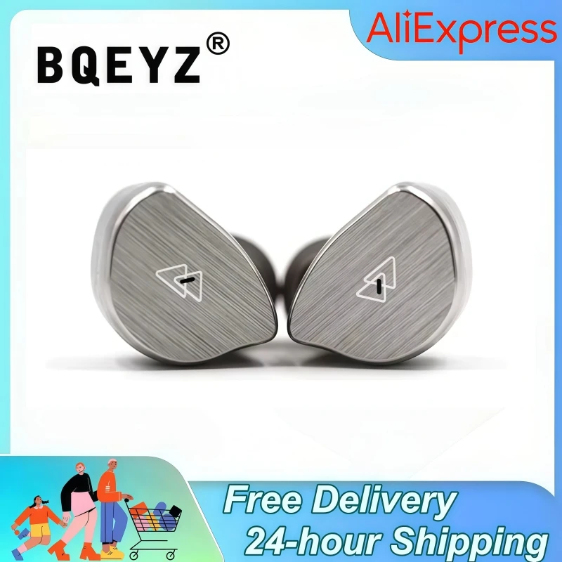 BQEYZ BQ10 12mm PET Dynamic Driver HiFi Wired Earphones IEMs 0.78mm 2Pin Detachable OFC Silver-plated Cable
BQEYZ BQ10 12mm PET Dynamic Driver HiFi Wired Earphones IEMs 0.78mm 2Pin Detachable OFC Silver-plated Cable
