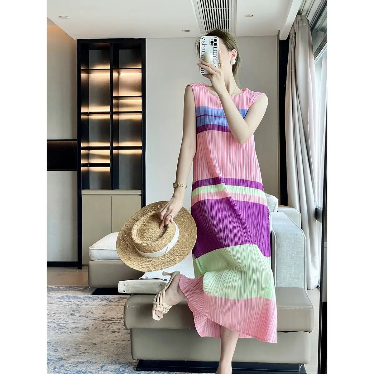 Платье в стиле Vacation Style, женское летнее платье нового фасона, элегантное и высококачественное, с принтом, длинное.
Платье в стиле Vacation Style, женское летнее платье нового фасона, элегантное и высококачественное, с принтом, длинное.