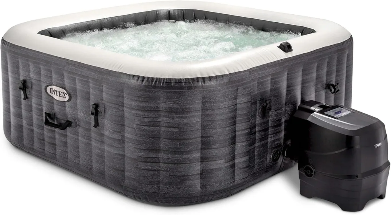 Надувная гидромассажная ванна PureSpa Greystone Deluxe со встроенной системой накачивания FastFill, приложением для управления спа и емкостью 4 человека
Надувная гидромассажная ванна PureSpa Greystone Deluxe со встроенной системой накачивания FastFill, приложением для управления спа и емкостью 4 человека