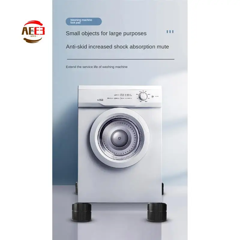 AEE3-4 Pcs Non-Slip Pads Silent Skid Raiser Mat Refrigerator Dryer Support Stand 9.3CM
AEE3-4 Pcs Non-Slip Pads Silent Skid Raiser Mat Refrigerator Dryer Support Stand 9.3CM