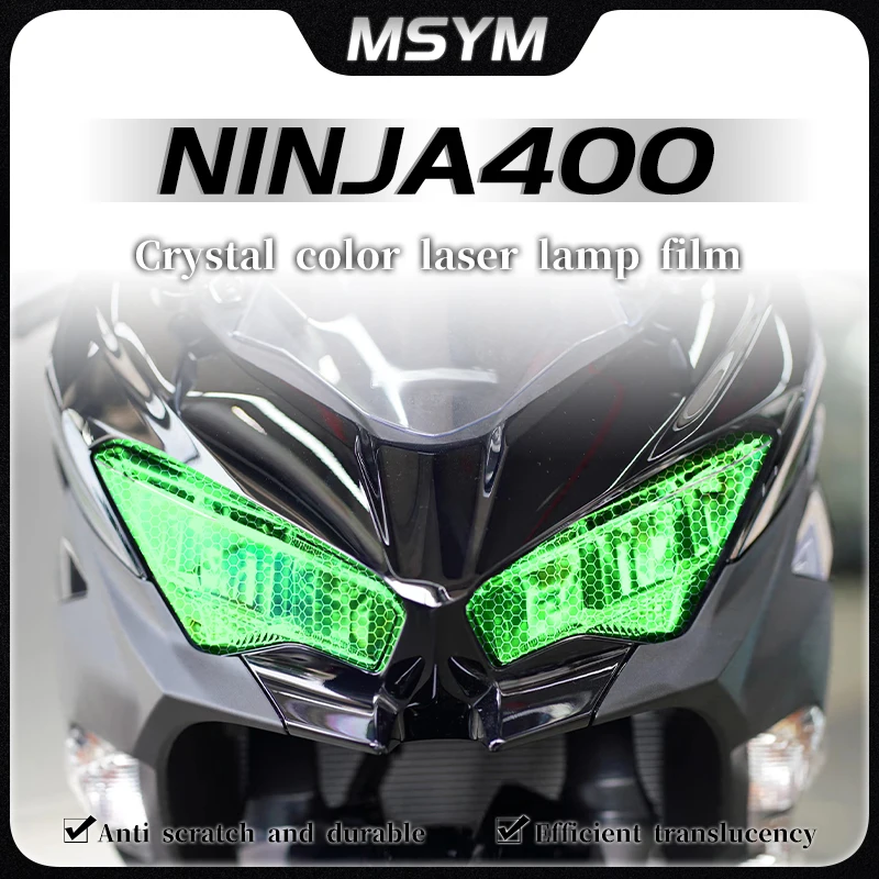 For Kawasaki Ninja 400 ninja400 NINJA400 Honeycomb laser film headlight transparent film protective sticker accessories
For Kawasaki Ninja 400 ninja400 NINJA400 Honeycomb laser film headlight transparent film protective sticker accessories