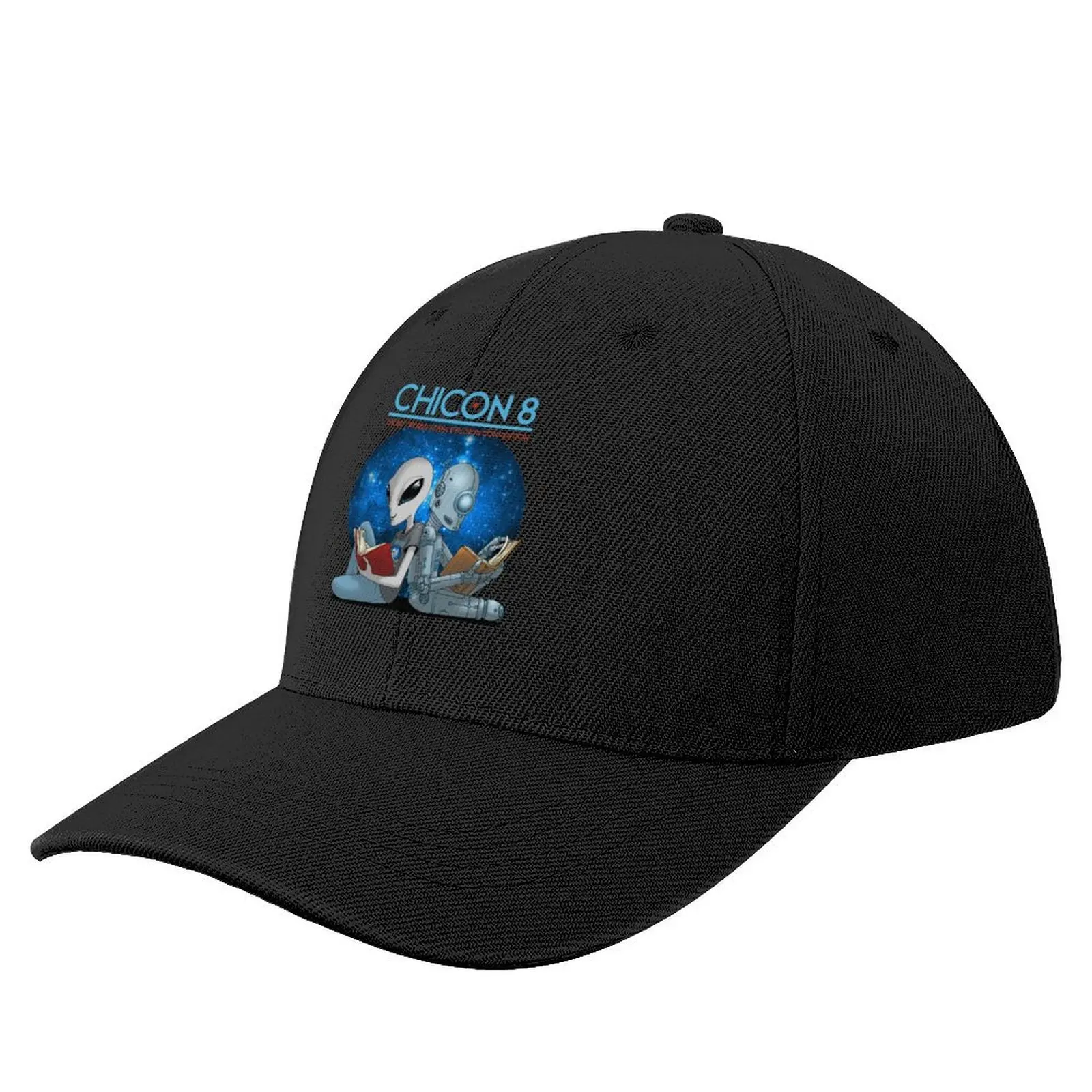 Chicon 8: Alien and Robot Reading Baseball Cap Ball Cap party Hat Women's Hats Men's
Chicon 8: Alien and Robot Reading Baseball Cap Ball Cap party Hat Women's Hats Men's