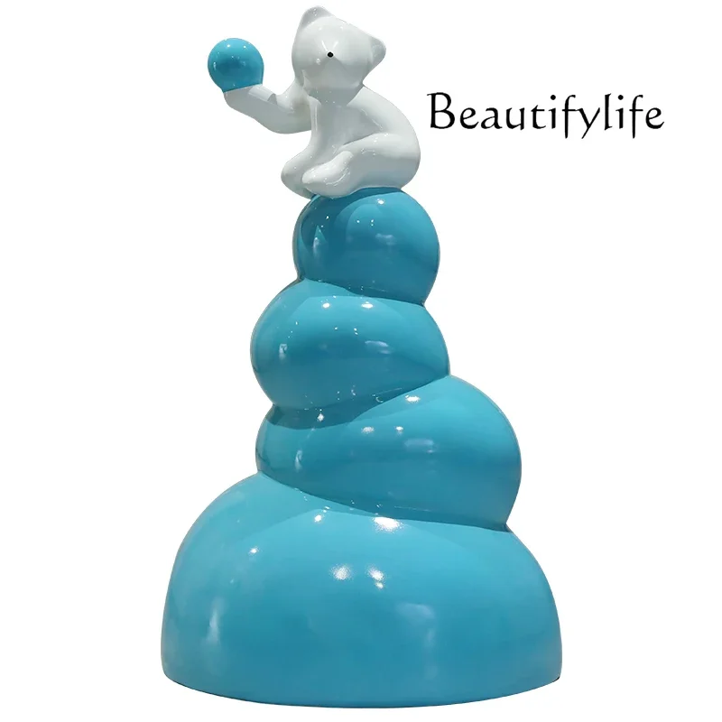 Shopping Mall Large Fiberglass Animal Sculpture Floor Ornaments Indoor Cartoon Creative Artwork
Shopping Mall Large Fiberglass Animal Sculpture Floor Ornaments Indoor Cartoon Creative Artwork