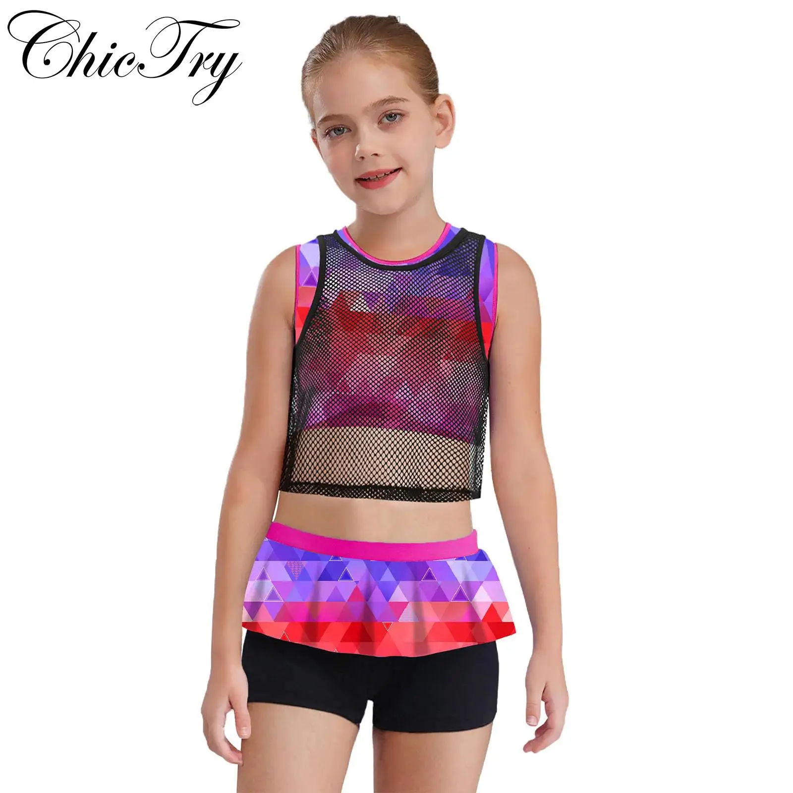 Kids Girls Ballet Dance Sets Sports Tracksuit Crop Tops with Pantskirt Shorts Gymnastics Workout Outfits for Bike Riding Running
Kids Girls Ballet Dance Sets Sports Tracksuit Crop Tops with Pantskirt Shorts Gymnastics Workout Outfits for Bike Riding Running