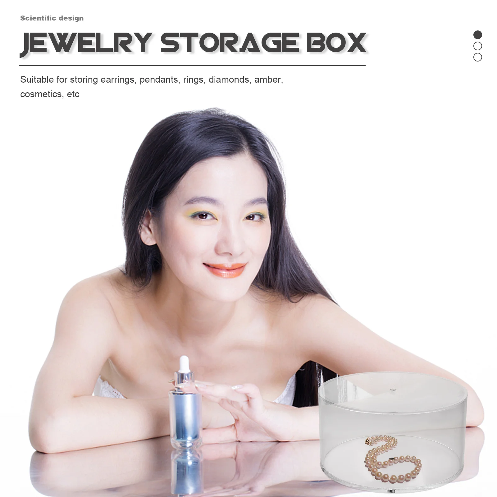 Acrylic Jewelry Box Transparent Chic Storage Case for Rings Earrings Necklaces Cosmetics Organizer Jewelry Box 
Acrylic Jewelry Box Transparent Chic Storage Case for Rings Earrings Necklaces Cosmetics Organizer Jewelry Box