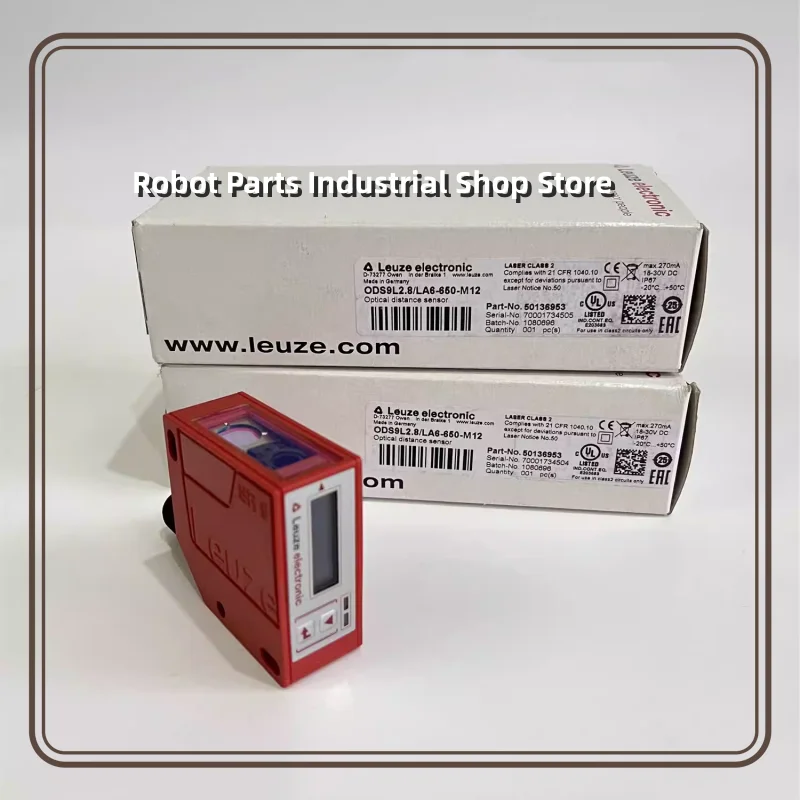 New original Leuze range sensor photoelectric sensor ODS9L2.8LA6-650 M12 50136953
New original Leuze range sensor photoelectric sensor ODS9L2.8LA6-650 M12 50136953