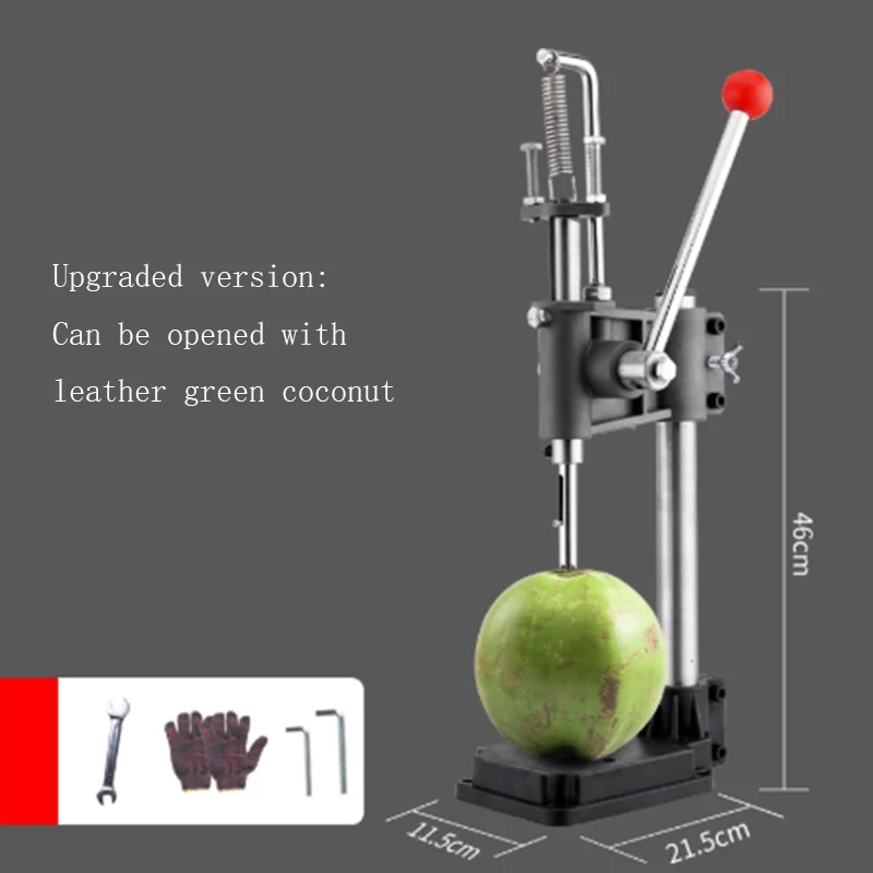 Открывалка для кокосов из нержавеющей стали 304, фруктовый магазин, инструмент для открытия скорлупы кокосов
Открывалка для кокосов из нержавеющей стали 304, фруктовый магазин, инструмент для открытия скорлупы кокосов