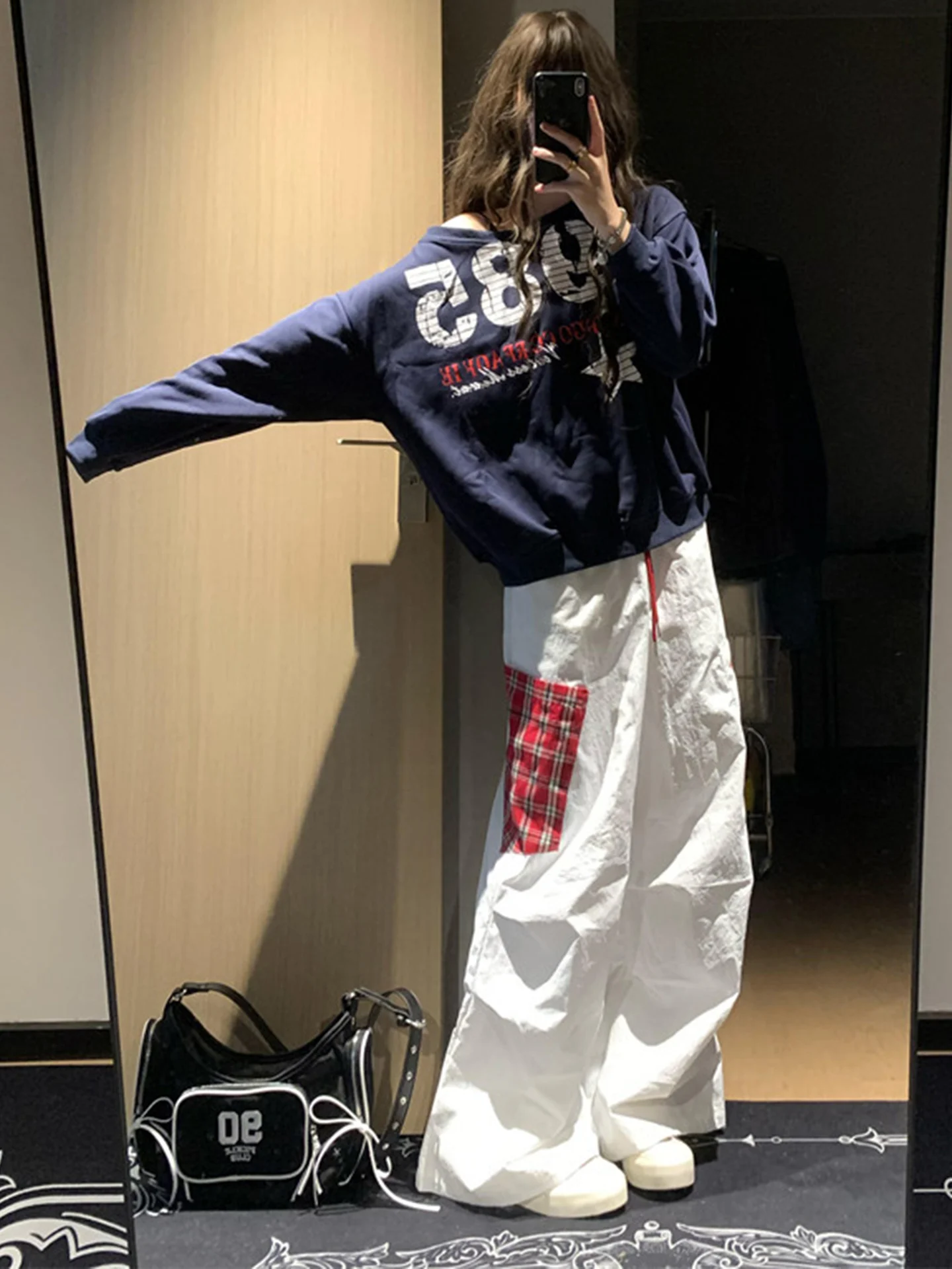 White Quick Dry Work Trousers Women Early Autumn American High Street Lazy Loose Feeling Pants Loose Wide Leg Sports Paratroo...
White Quick Dry Work Trousers Women Early Autumn American High Street Lazy Loose Feeling Pants Loose Wide Leg Sports Paratroo...