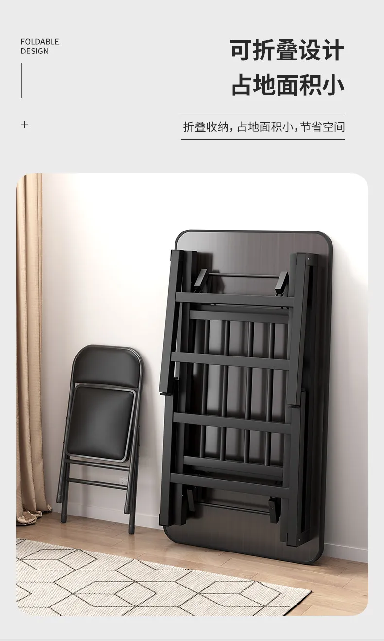 Foldable table Rectangle household small apartment Student study desk Simple office Computer desk Rental house
Foldable table Rectangle household small apartment Student study desk Simple office Computer desk Rental house
