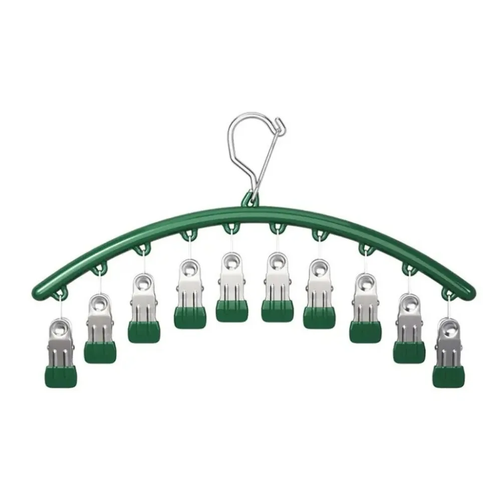 Stainless Steel 10 Clips Sock Drying Rack Non-slip Waterproof Windproof Sock Clips Space Saving Legging Organizer Closet
Stainless Steel 10 Clips Sock Drying Rack Non-slip Waterproof Windproof Sock Clips Space Saving Legging Organizer Closet