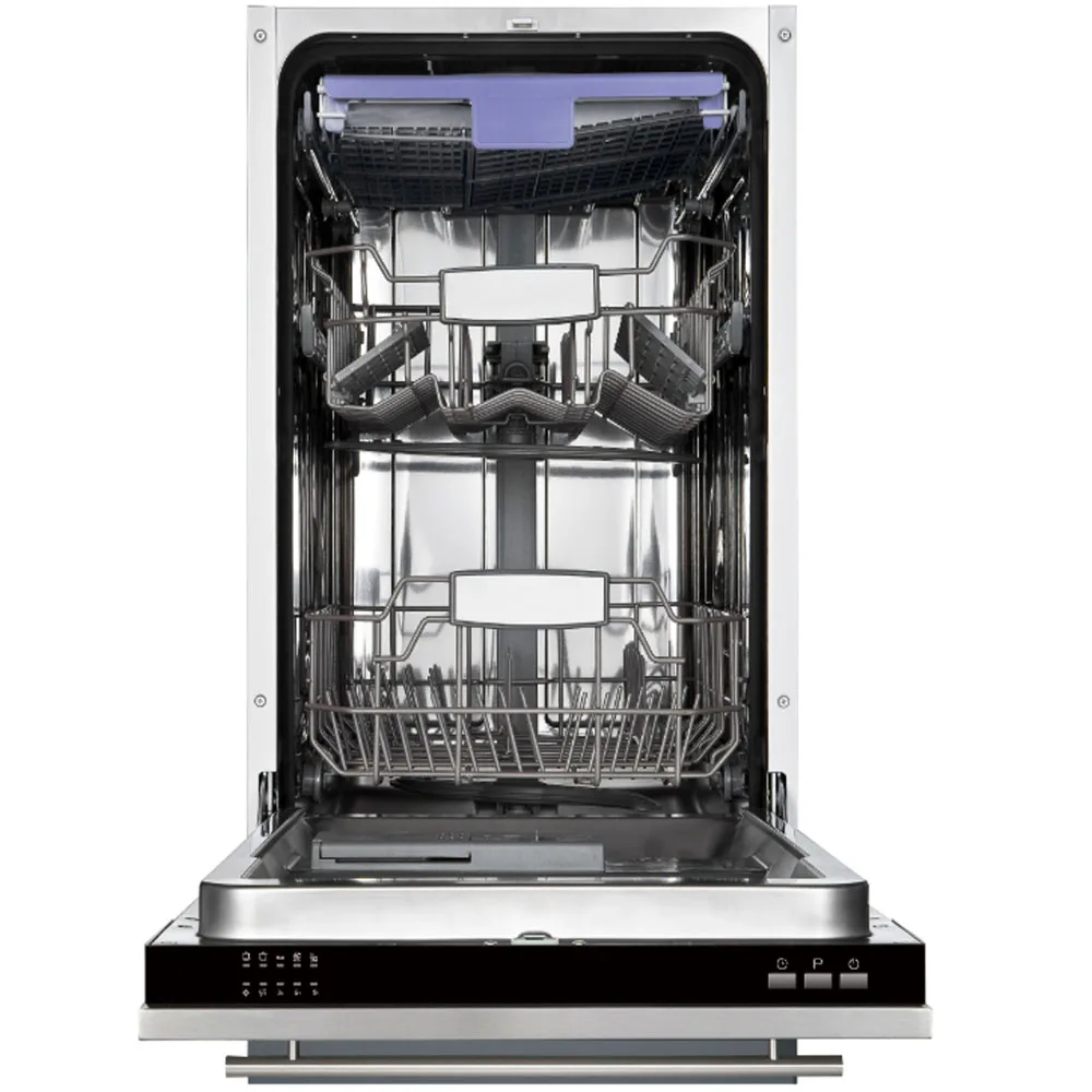 Посудомоечная машина шириной 45 см с вместимостью на 9 комплектов посуды
Посудомоечная машина шириной 45 см с вместимостью на 9 комплектов посуды