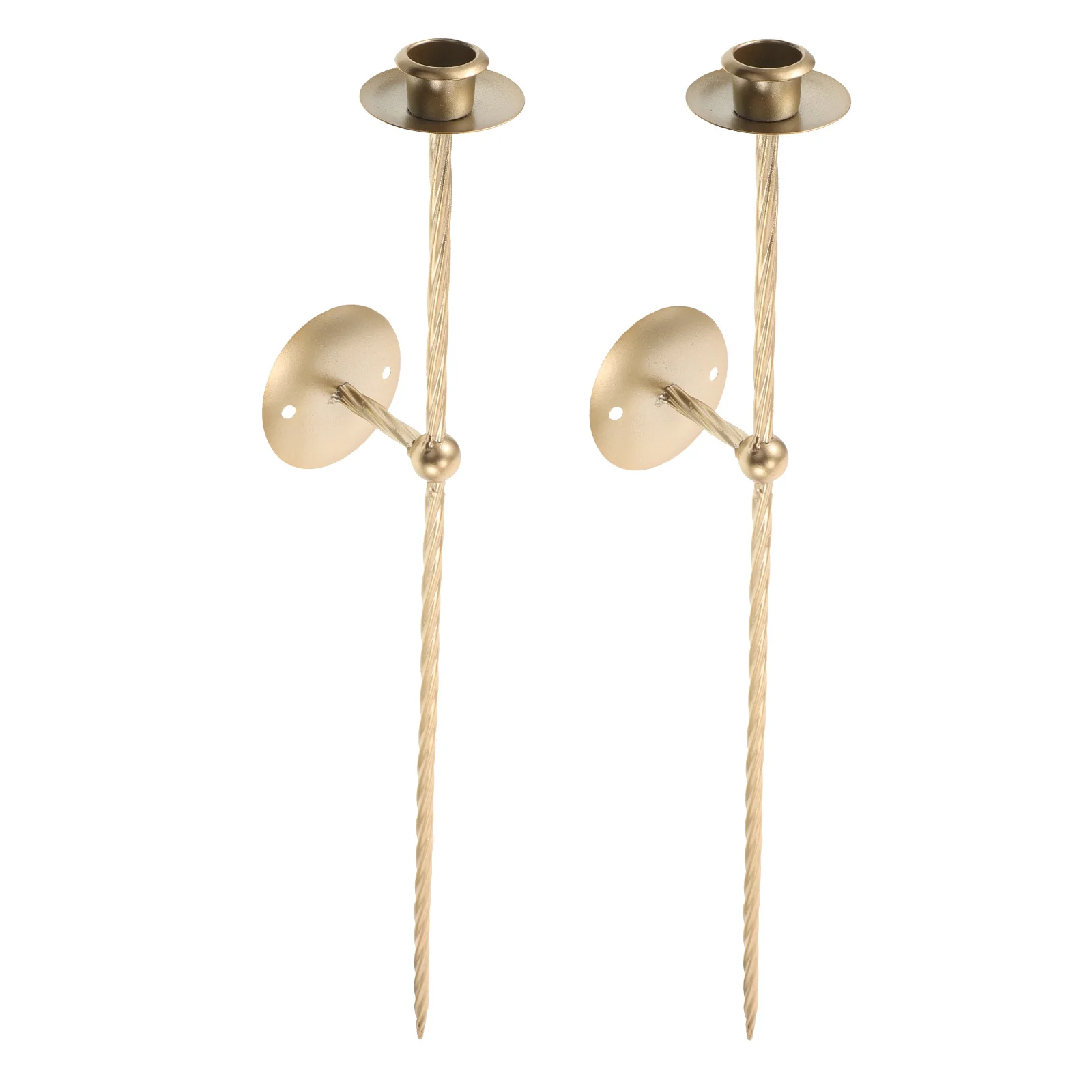2Pcs Iron Wall Candlestick Holders Spiral Design Decorative Wall Sconces for Long Candles Entryway Dining Room Stair Corner
2Pcs Iron Wall Candlestick Holders Spiral Design Decorative Wall Sconces for Long Candles Entryway Dining Room Stair Corner