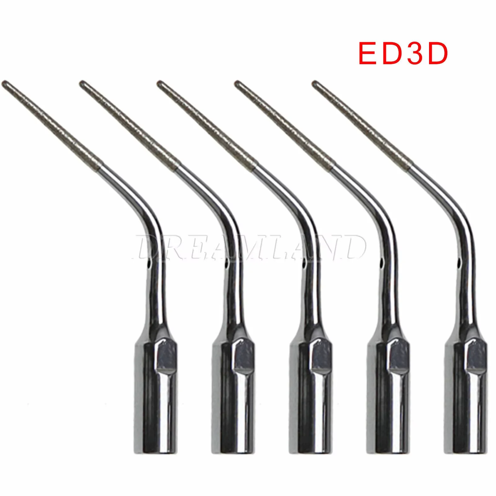 5PCS Dental Tips ED3D Diamond Coated Fit Satelec DTE Ultrasonic Scaler Endodontics
5PCS Dental Tips ED3D Diamond Coated Fit Satelec DTE Ultrasonic Scaler Endodontics