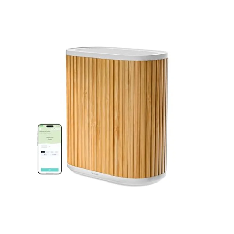 Windmill Air Purifier Max for Home: Bamboo Housing, White, 3-in-1 Filtration with True HEPA, Activated Carbon Pre-Filter, Ultra
Windmill Air Purifier Max for Home: Bamboo Housing, White, 3-in-1 Filtration with True HEPA, Activated Carbon Pre-Filter, Ultra