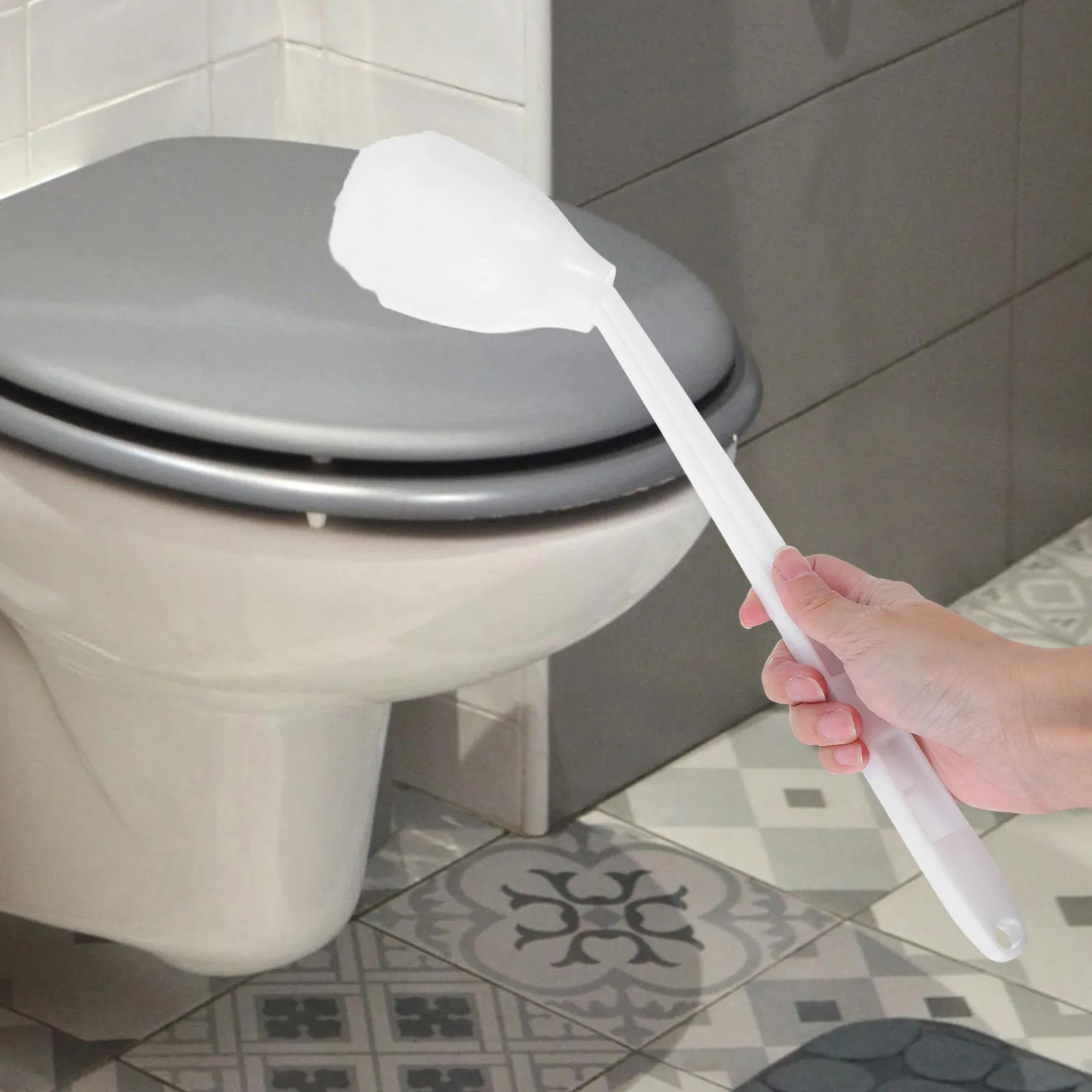 Soft Toilet Bowl Brush Long Handle Elastic Bristle Squeeze Water Function Cleaning for Hotels Homes Washrooms
Soft Toilet Bowl Brush Long Handle Elastic Bristle Squeeze Water Function Cleaning for Hotels Homes Washrooms