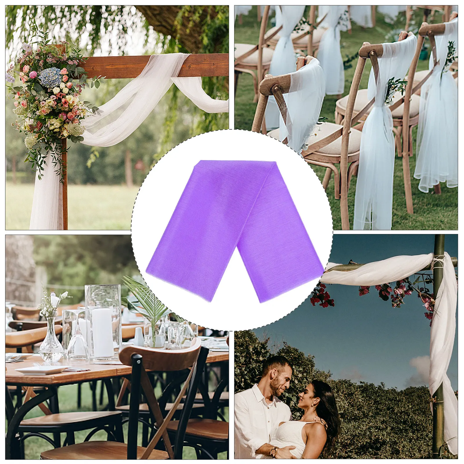 Wedding Arch Decor Backdrop Curtain Reusable Home Decorations Nylon Fabric For Parties Gatherings
Wedding Arch Decor Backdrop Curtain Reusable Home Decorations Nylon Fabric For Parties Gatherings