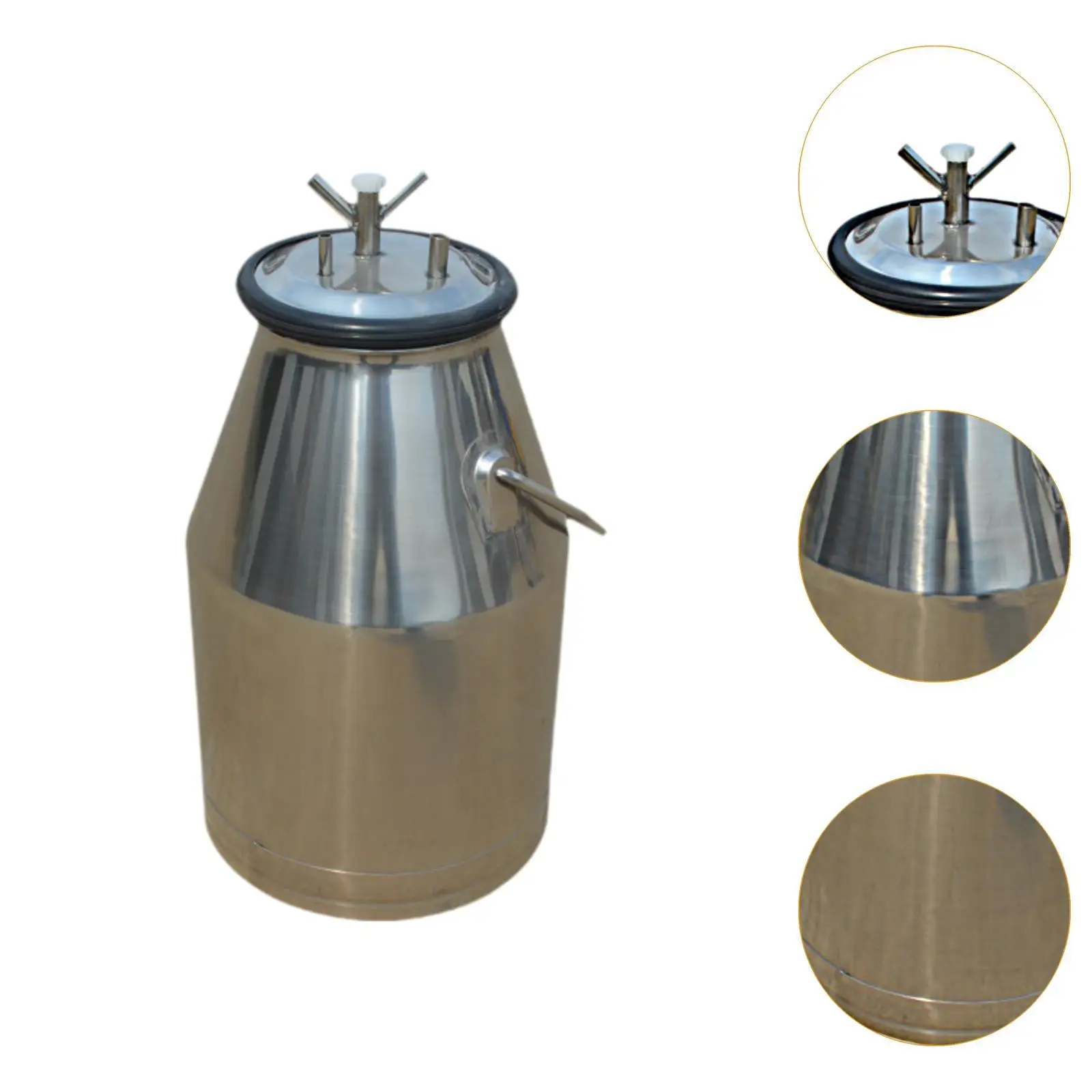 Milking Machine Bucket Stainless Steel Sturdy with Lid Can Portable Multifunction Milk Bucket for Livestock Cow Equipment
Milking Machine Bucket Stainless Steel Sturdy with Lid Can Portable Multifunction Milk Bucket for Livestock Cow Equipment