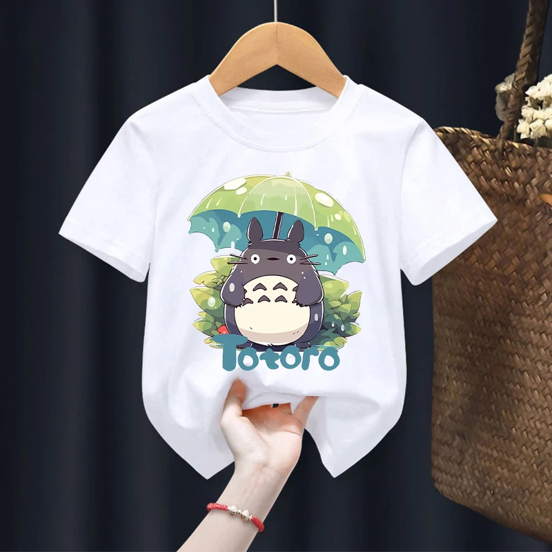 My Neighbor Totoro Fashion T-shirt for Children Anime Cartoon Printed Short-sleeved Top Boys Girls Summer Sports T-shirts Gifts
My Neighbor Totoro Fashion T-shirt for Children Anime Cartoon Printed Short-sleeved Top Boys Girls Summer Sports T-shirts Gifts