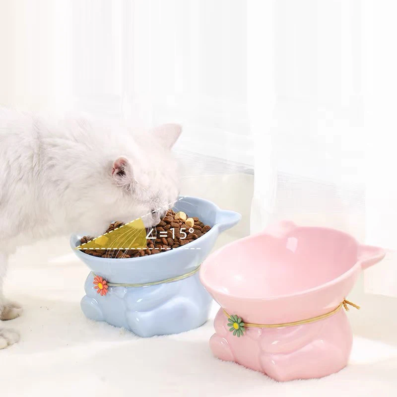 Creative Hand Painted Ceramic Protection For Cervical Spine Anti Tipping High Legged Pets Supplies Dog / Cat Water Food Bowl 1Pc
Creative Hand Painted Ceramic Protection For Cervical Spine Anti Tipping High Legged Pets Supplies Dog / Cat Water Food Bowl 1Pc
